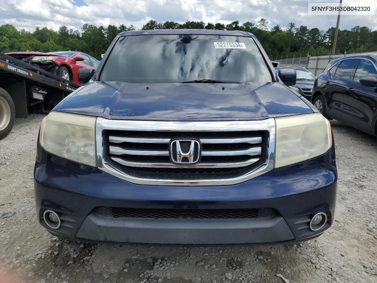 2013 Honda Pilot Exl VIN: 5FNYF3H53DB042320 Lot: 75932834