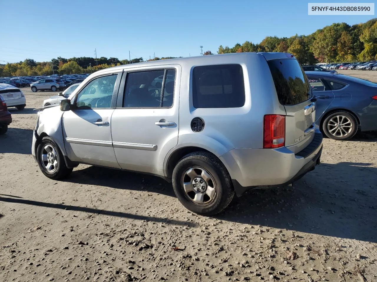 2013 Honda Pilot Ex VIN: 5FNYF4H43DB085990 Lot: 76094594