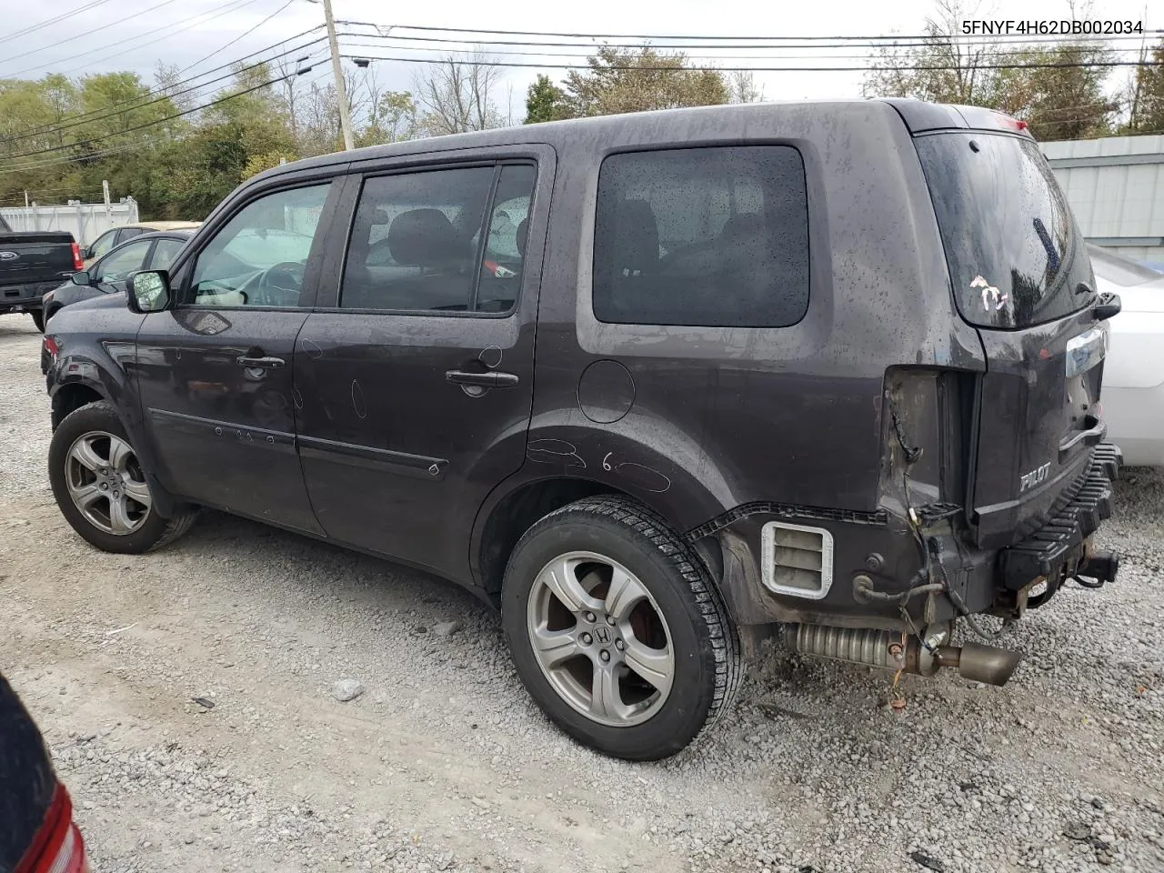 2013 Honda Pilot Exl VIN: 5FNYF4H62DB002034 Lot: 76312924