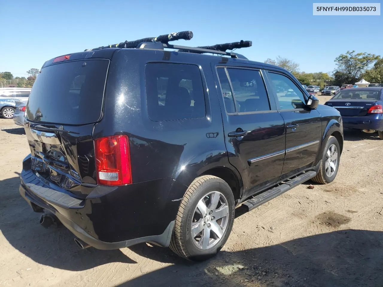 2013 Honda Pilot Touring VIN: 5FNYF4H99DB035073 Lot: 76358974