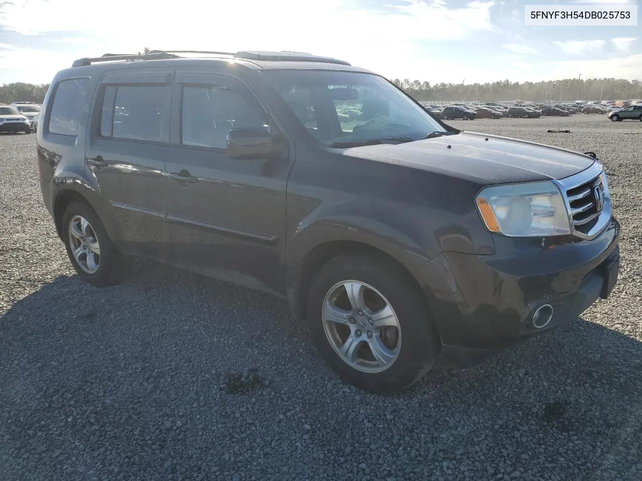 2013 Honda Pilot Exl VIN: 5FNYF3H54DB025753 Lot: 76480204