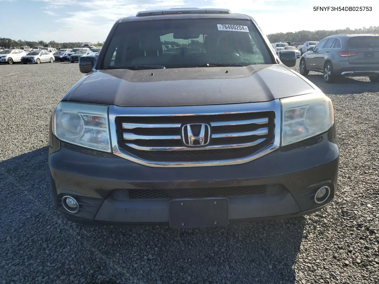 2013 Honda Pilot Exl VIN: 5FNYF3H54DB025753 Lot: 76480204