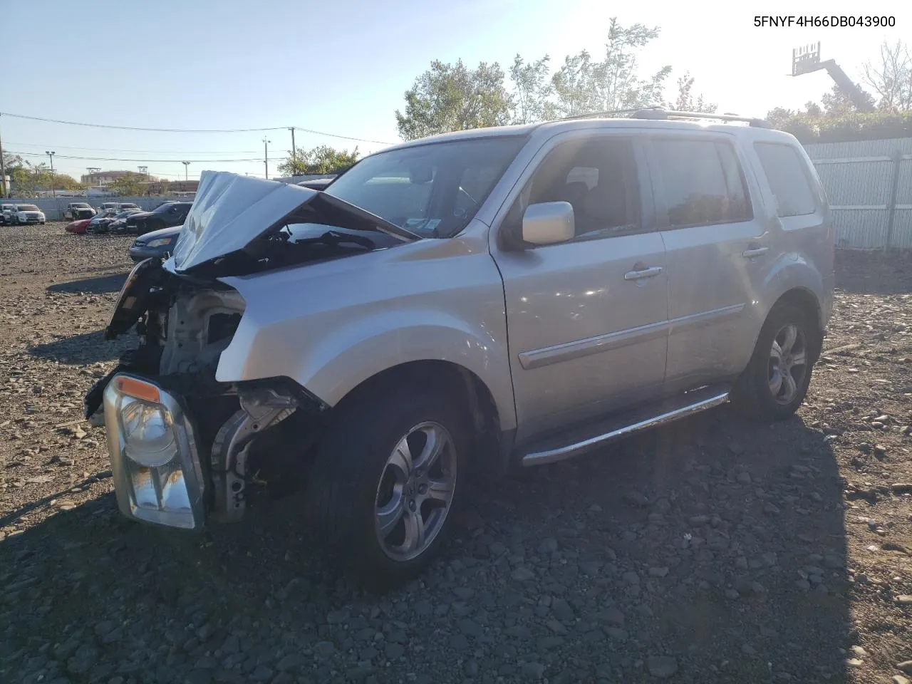 2013 Honda Pilot Exl VIN: 5FNYF4H66DB043900 Lot: 76595144