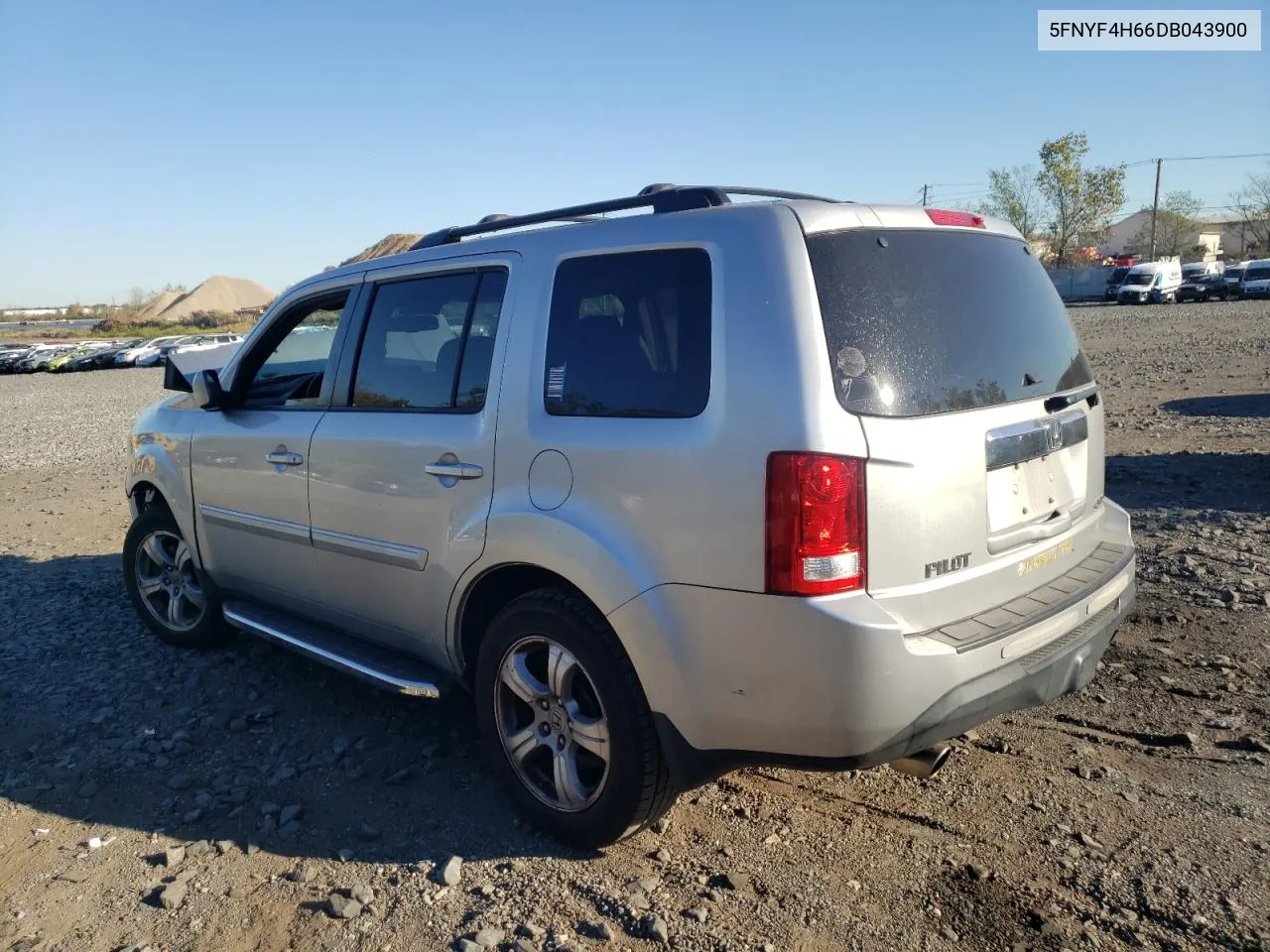 2013 Honda Pilot Exl VIN: 5FNYF4H66DB043900 Lot: 76595144