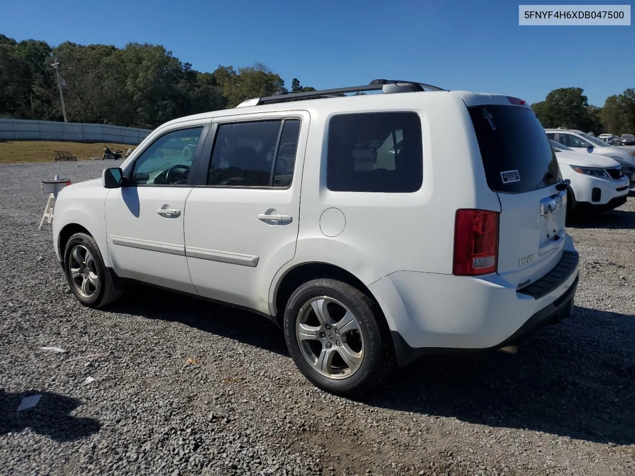 2013 Honda Pilot Exl VIN: 5FNYF4H6XDB047500 Lot: 76660614