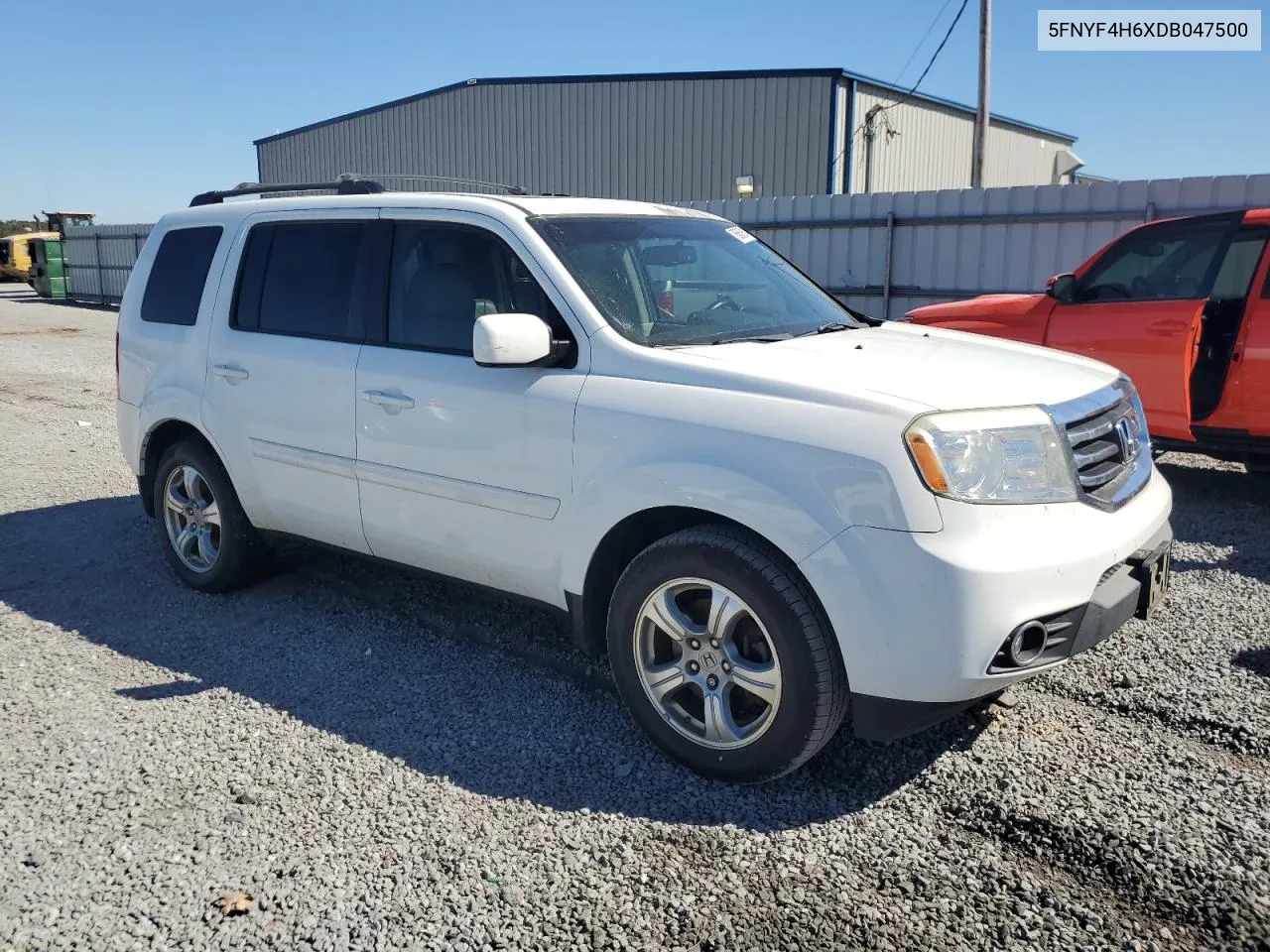 2013 Honda Pilot Exl VIN: 5FNYF4H6XDB047500 Lot: 76660614