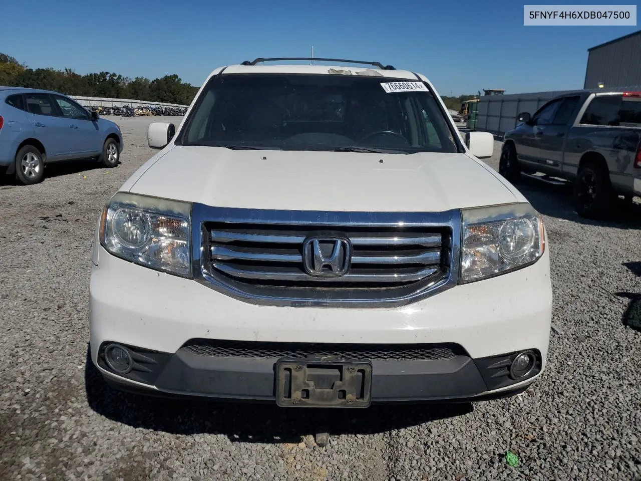 2013 Honda Pilot Exl VIN: 5FNYF4H6XDB047500 Lot: 76660614