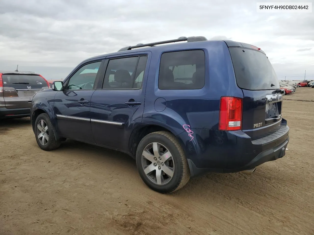 2013 Honda Pilot Touring VIN: 5FNYF4H90DB024642 Lot: 76816624