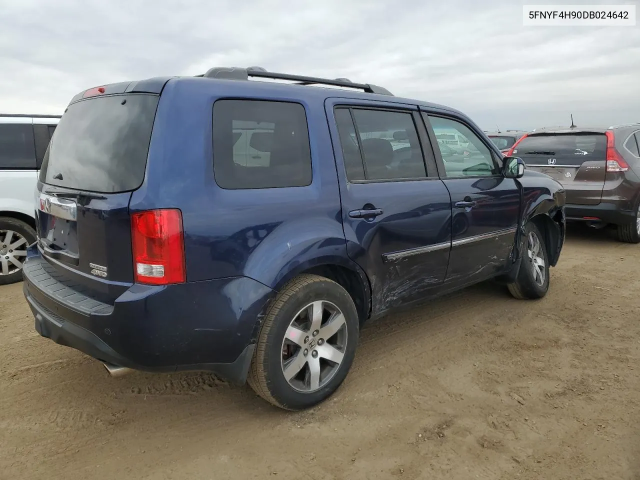 2013 Honda Pilot Touring VIN: 5FNYF4H90DB024642 Lot: 76816624