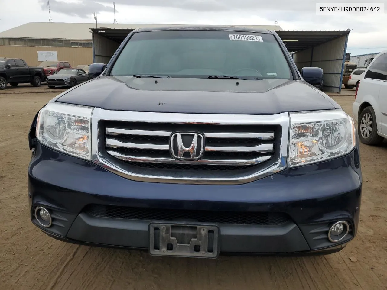 2013 Honda Pilot Touring VIN: 5FNYF4H90DB024642 Lot: 76816624