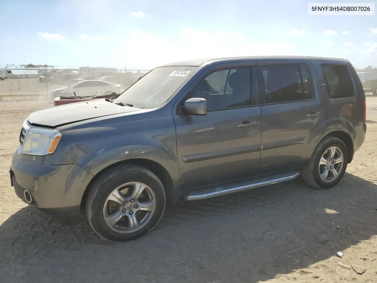 2013 Honda Pilot Exl VIN: 5FNYF3H54DB007026 Lot: 76972434