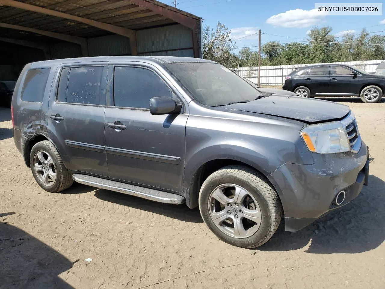 2013 Honda Pilot Exl VIN: 5FNYF3H54DB007026 Lot: 76972434