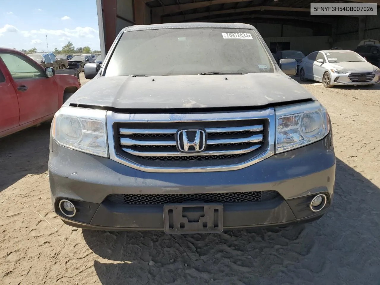 5FNYF3H54DB007026 2013 Honda Pilot Exl