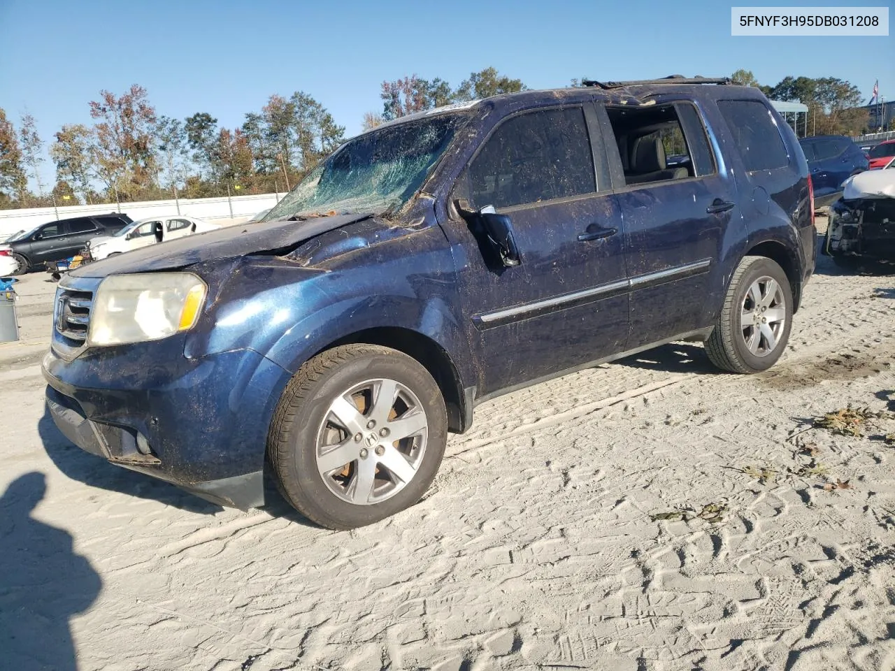 2013 Honda Pilot Touring VIN: 5FNYF3H95DB031208 Lot: 77018034