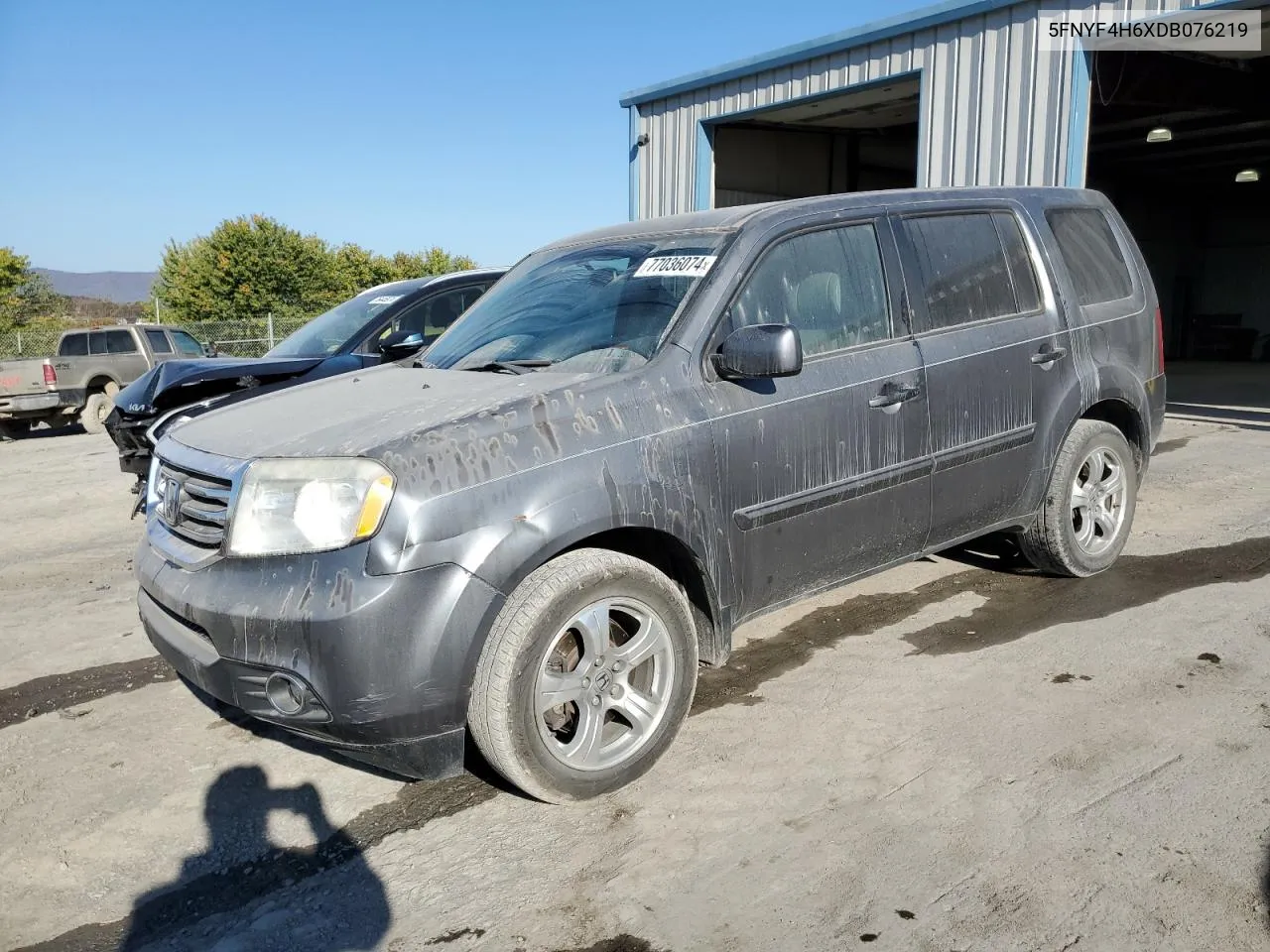 2013 Honda Pilot Exl VIN: 5FNYF4H6XDB076219 Lot: 77036074