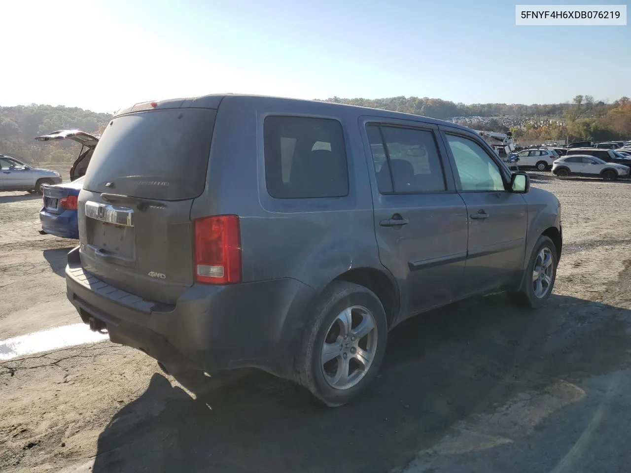 2013 Honda Pilot Exl VIN: 5FNYF4H6XDB076219 Lot: 77036074