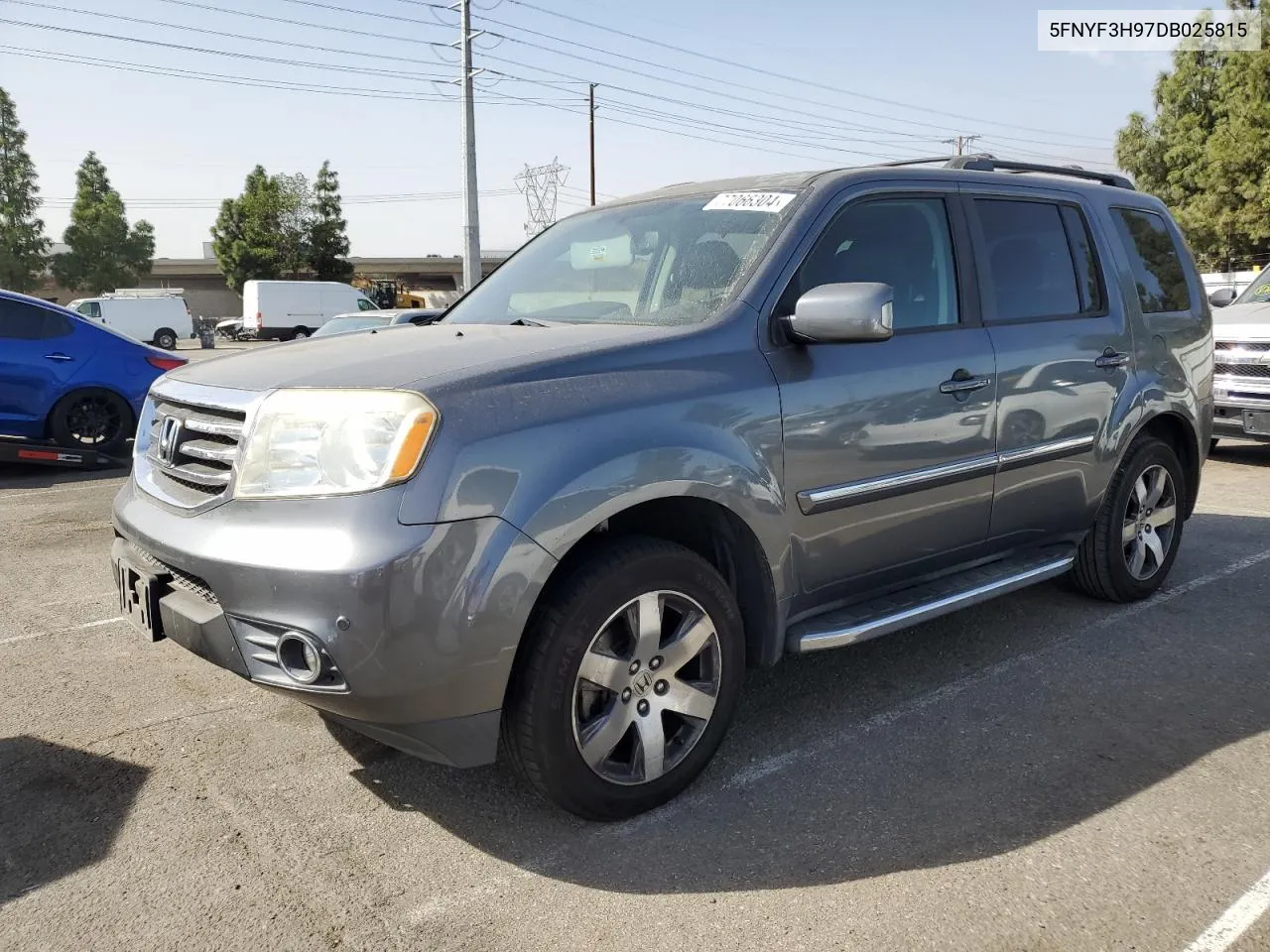 2013 Honda Pilot Touring VIN: 5FNYF3H97DB025815 Lot: 77066304