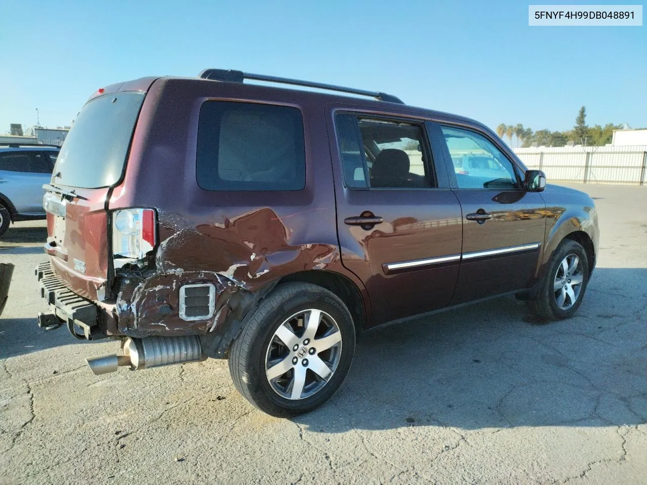 2013 Honda Pilot Touring VIN: 5FNYF4H99DB048891 Lot: 77243674