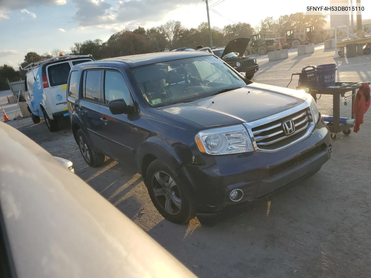 2013 Honda Pilot Exl VIN: 5FNYF4H53DB015110 Lot: 77274074