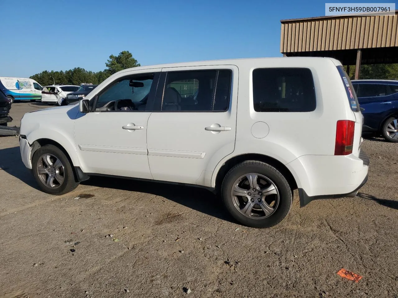 2013 Honda Pilot Exl VIN: 5FNYF3H59DB007961 Lot: 77338514