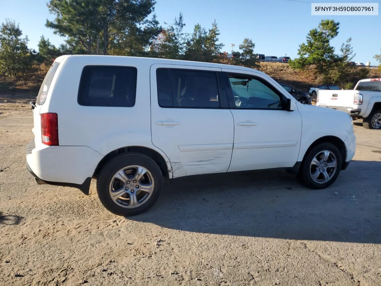 2013 Honda Pilot Exl VIN: 5FNYF3H59DB007961 Lot: 77338514