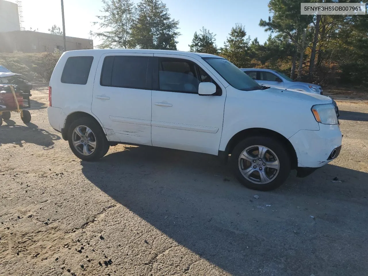 2013 Honda Pilot Exl VIN: 5FNYF3H59DB007961 Lot: 77338514