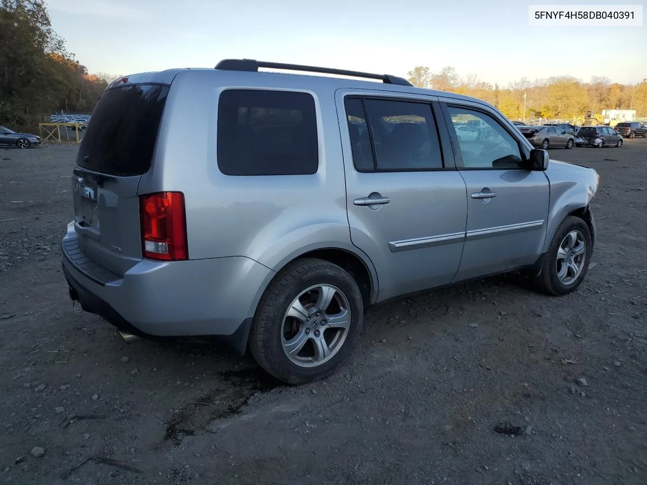 2013 Honda Pilot Exl VIN: 5FNYF4H58DB040391 Lot: 77369274