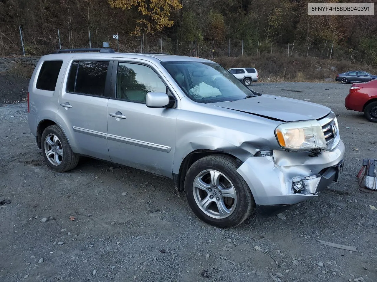 2013 Honda Pilot Exl VIN: 5FNYF4H58DB040391 Lot: 77369274