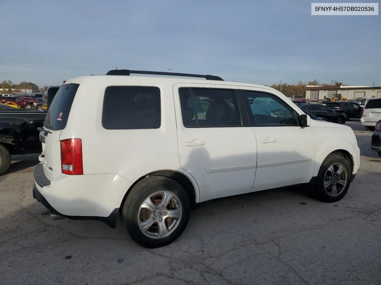 2013 Honda Pilot Exl VIN: 5FNYF4H57DB020536 Lot: 77573674