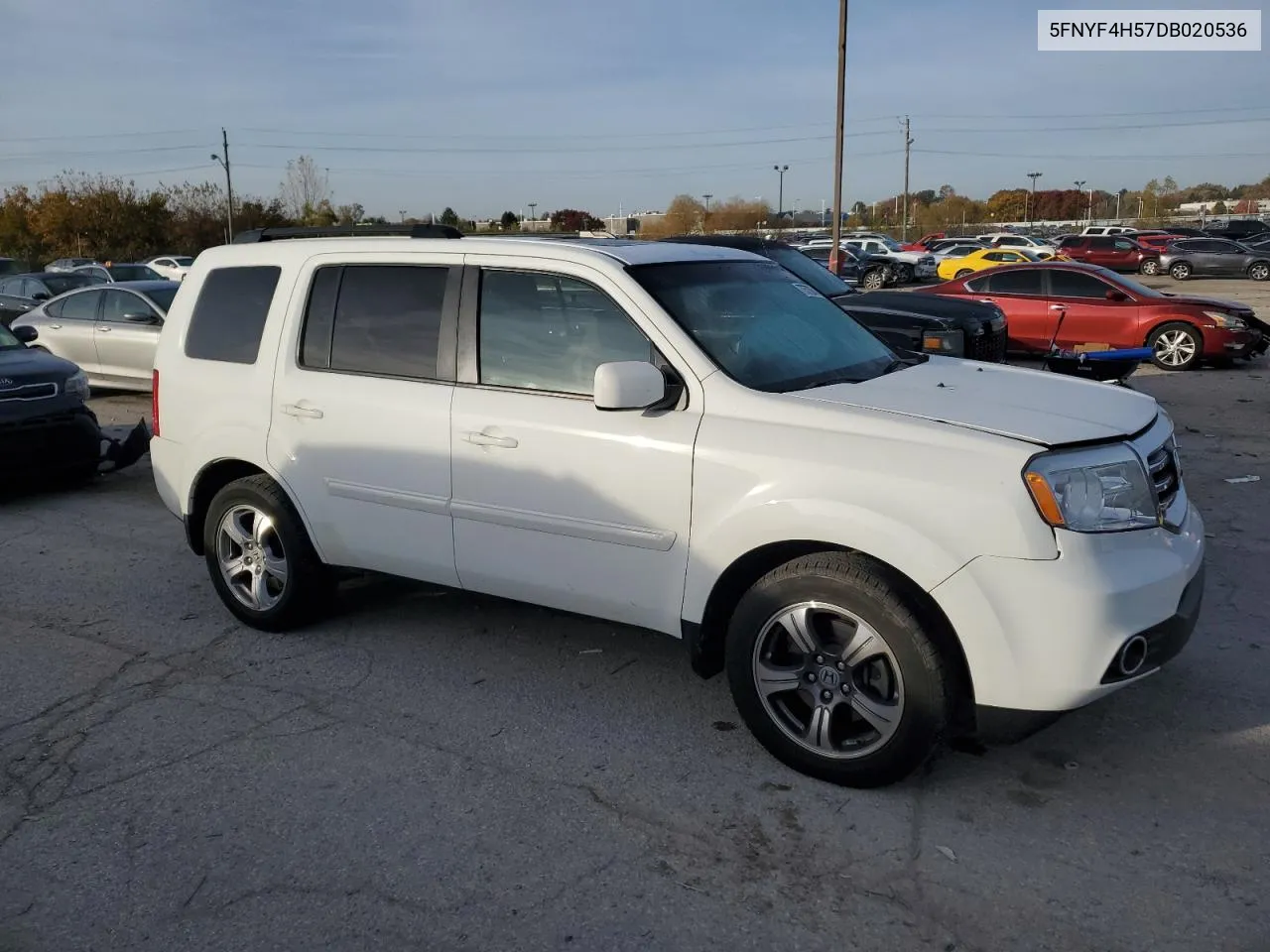 2013 Honda Pilot Exl VIN: 5FNYF4H57DB020536 Lot: 77573674