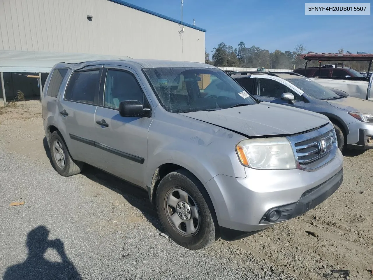 2013 Honda Pilot Lx VIN: 5FNYF4H20DB015507 Lot: 77897524