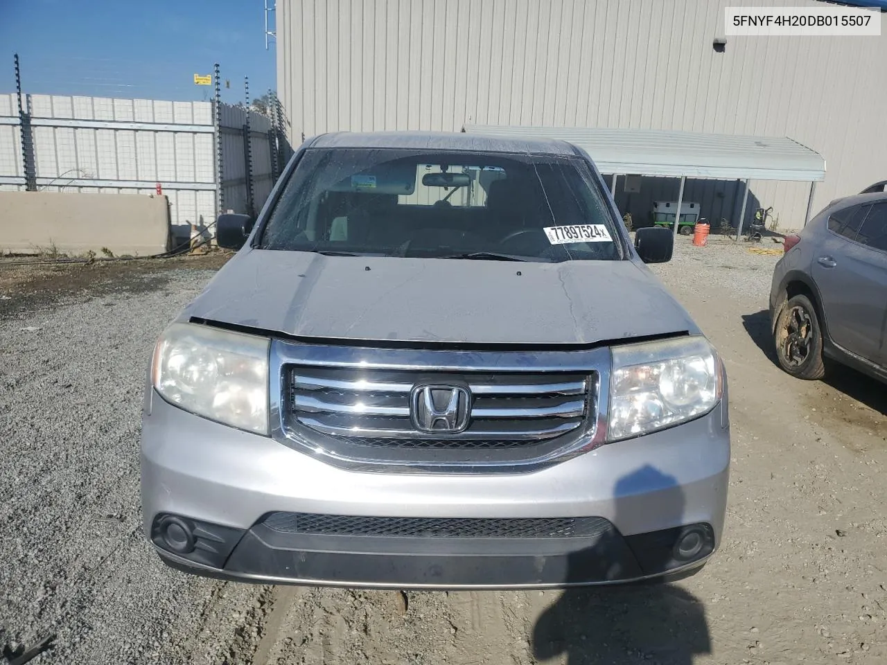 2013 Honda Pilot Lx VIN: 5FNYF4H20DB015507 Lot: 77897524