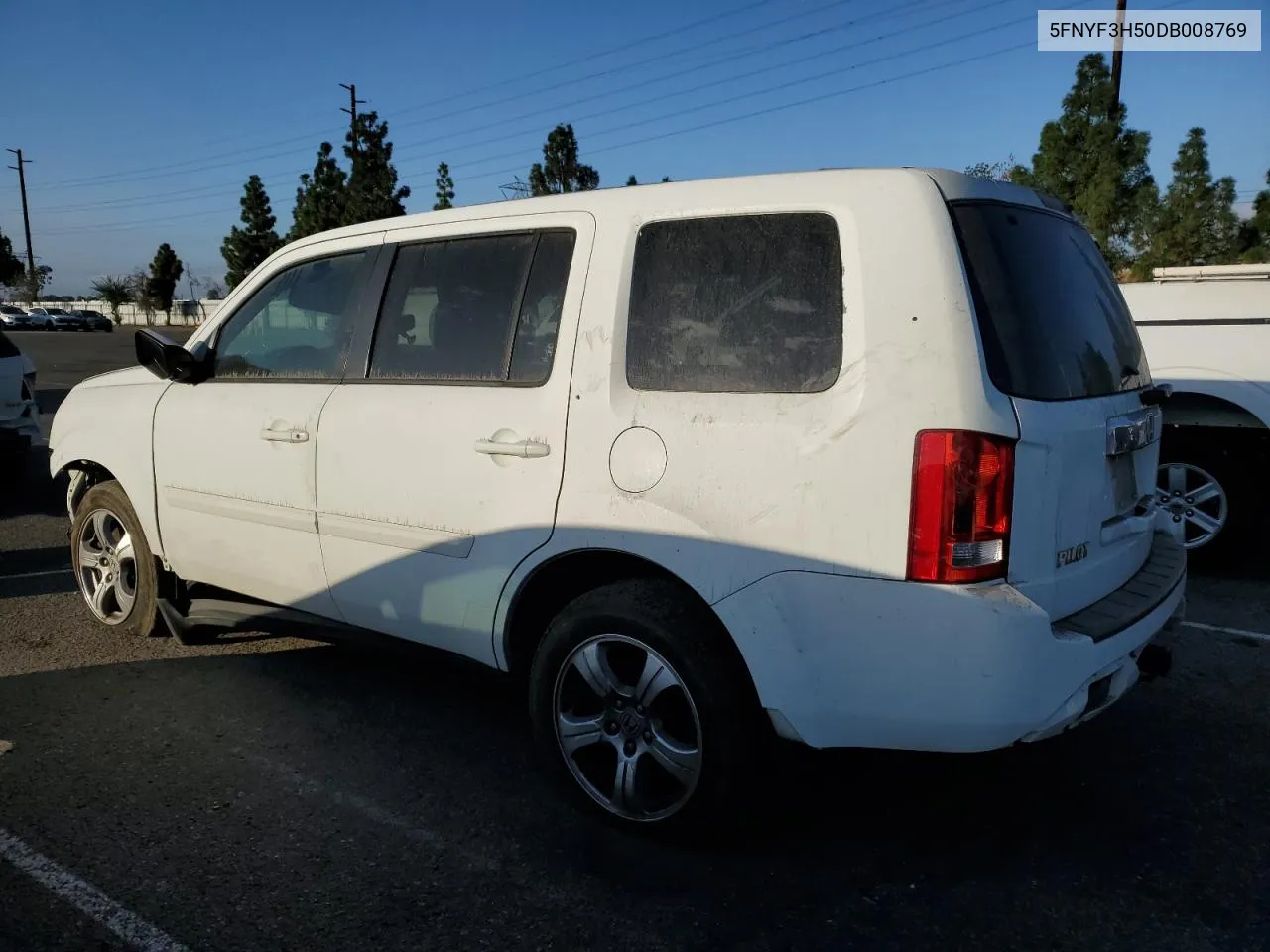 2013 Honda Pilot Exl VIN: 5FNYF3H50DB008769 Lot: 77912914