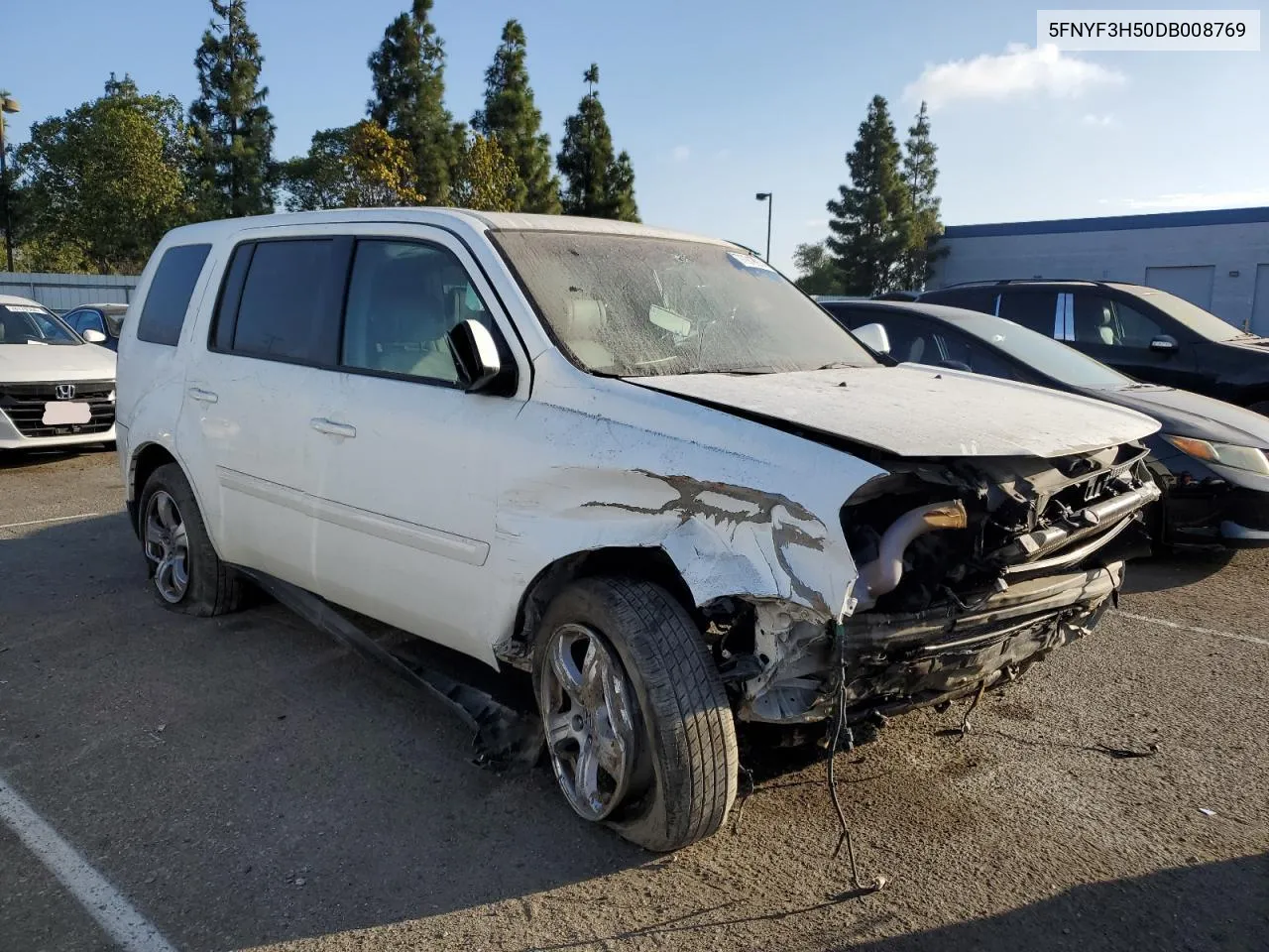 2013 Honda Pilot Exl VIN: 5FNYF3H50DB008769 Lot: 77912914