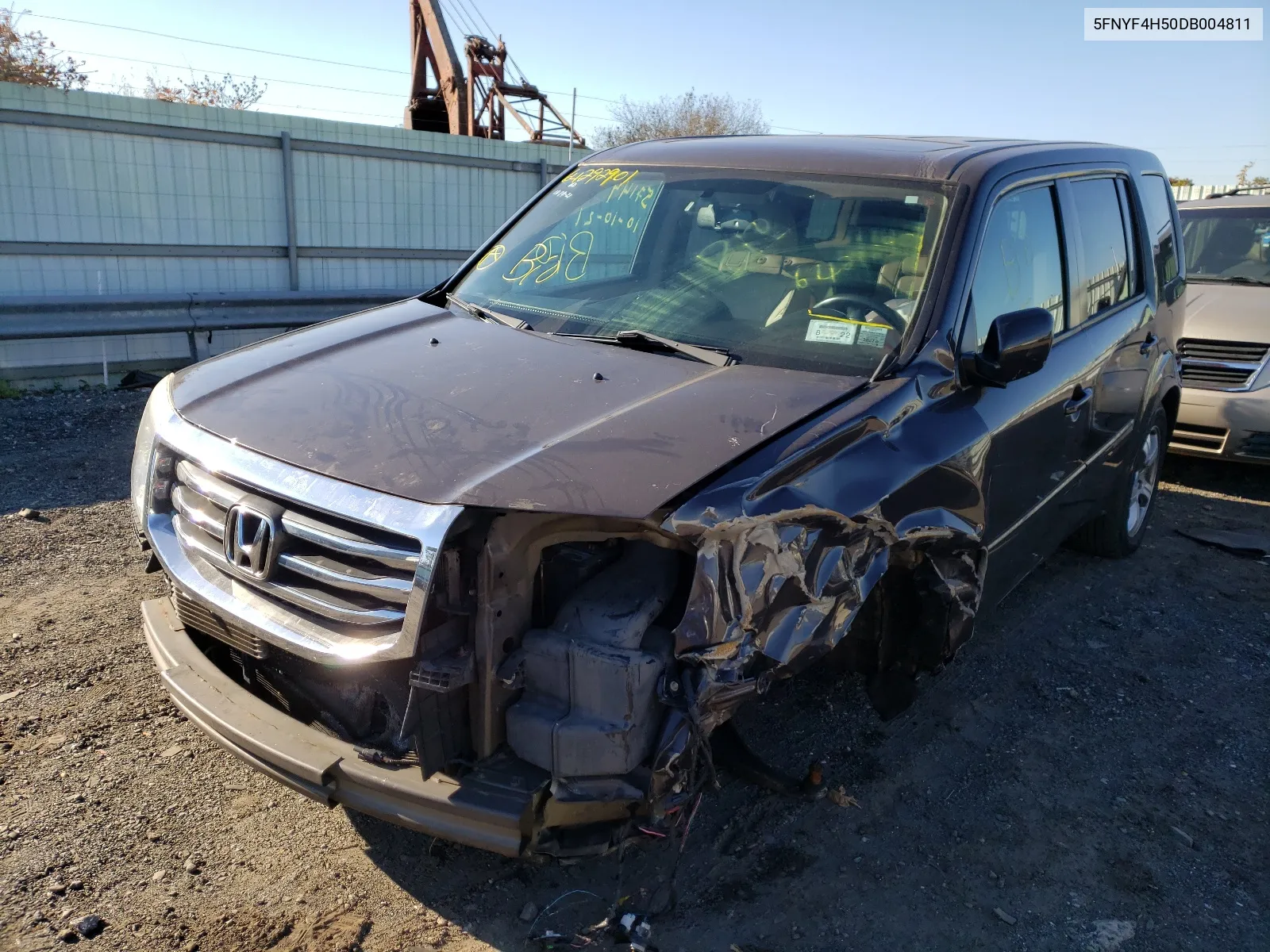 5FNYF4H50DB004811 2013 Honda Pilot Exl