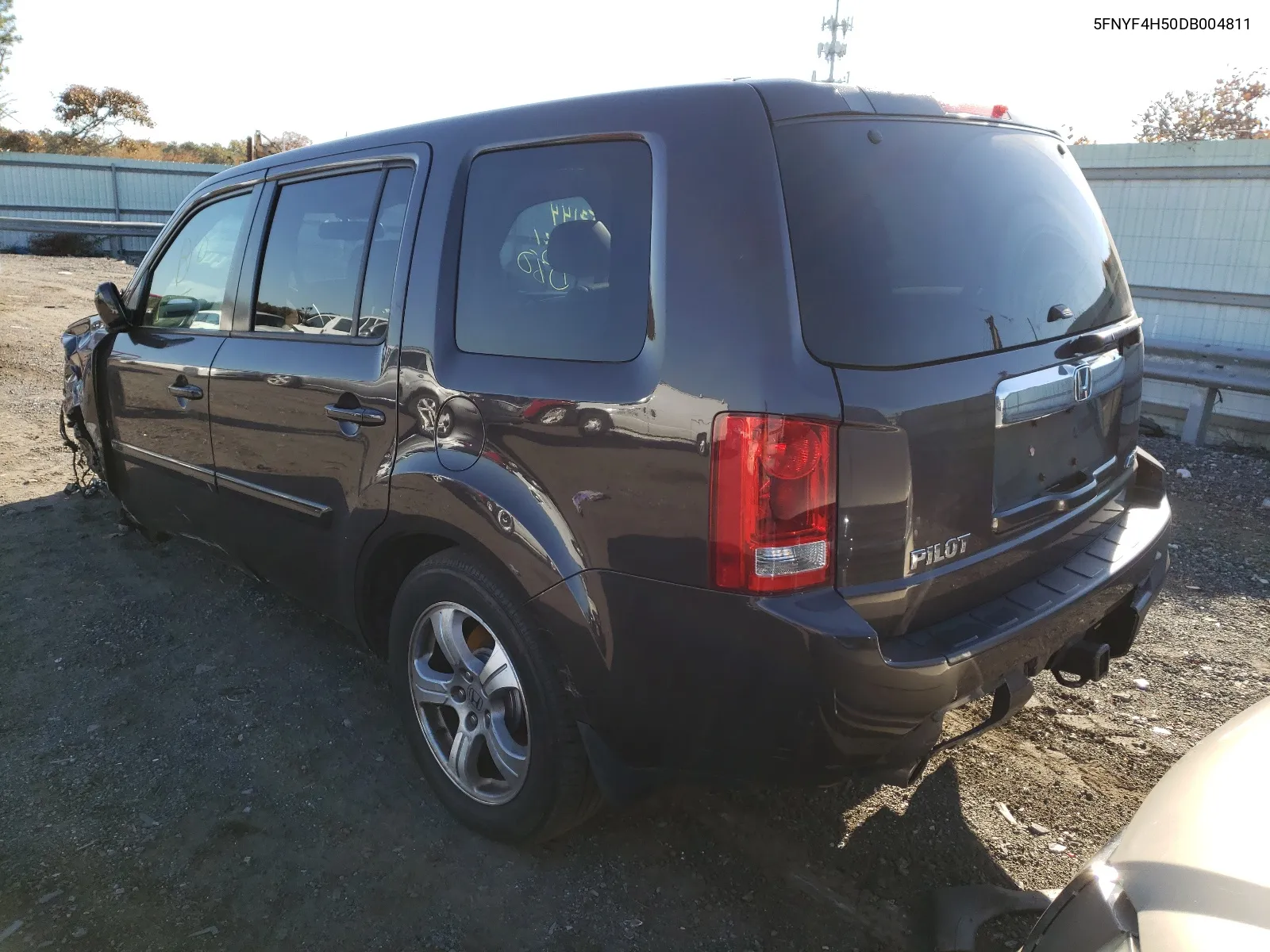 5FNYF4H50DB004811 2013 Honda Pilot Exl