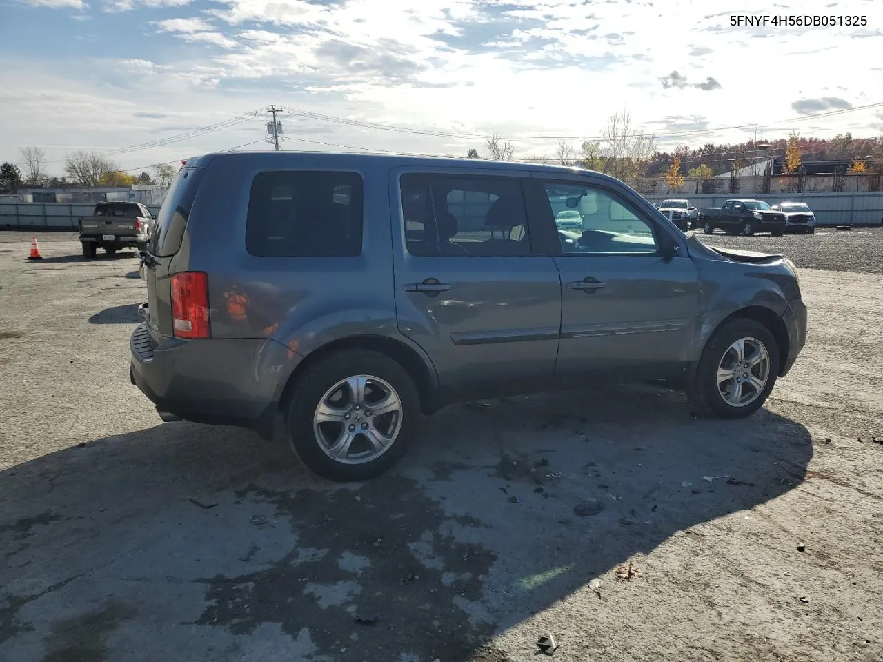 2013 Honda Pilot Exl VIN: 5FNYF4H56DB051325 Lot: 78525764