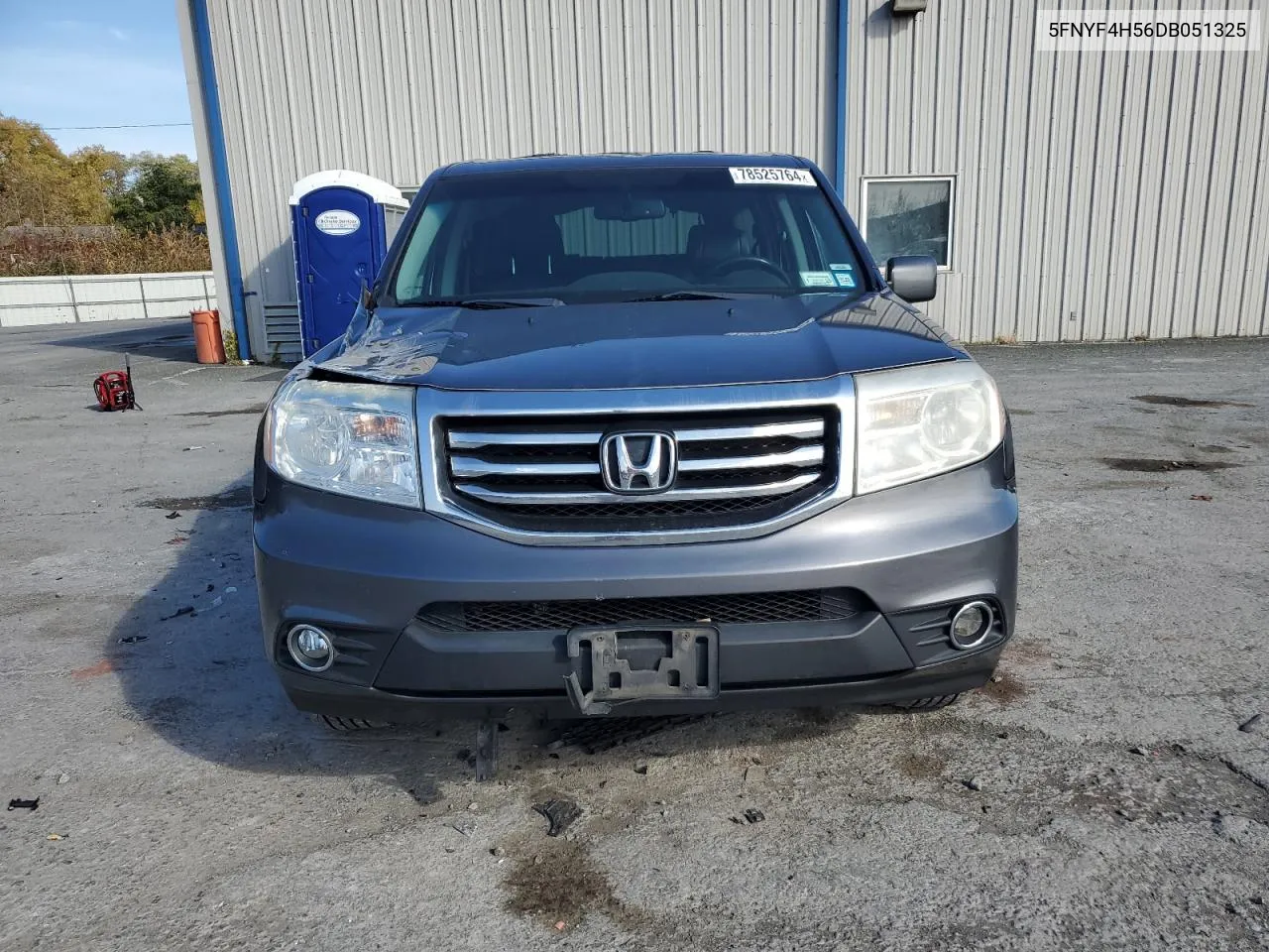 2013 Honda Pilot Exl VIN: 5FNYF4H56DB051325 Lot: 78525764