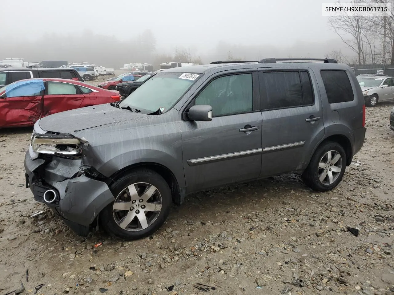 2013 Honda Pilot Touring VIN: 5FNYF4H9XDB061715 Lot: 78632974