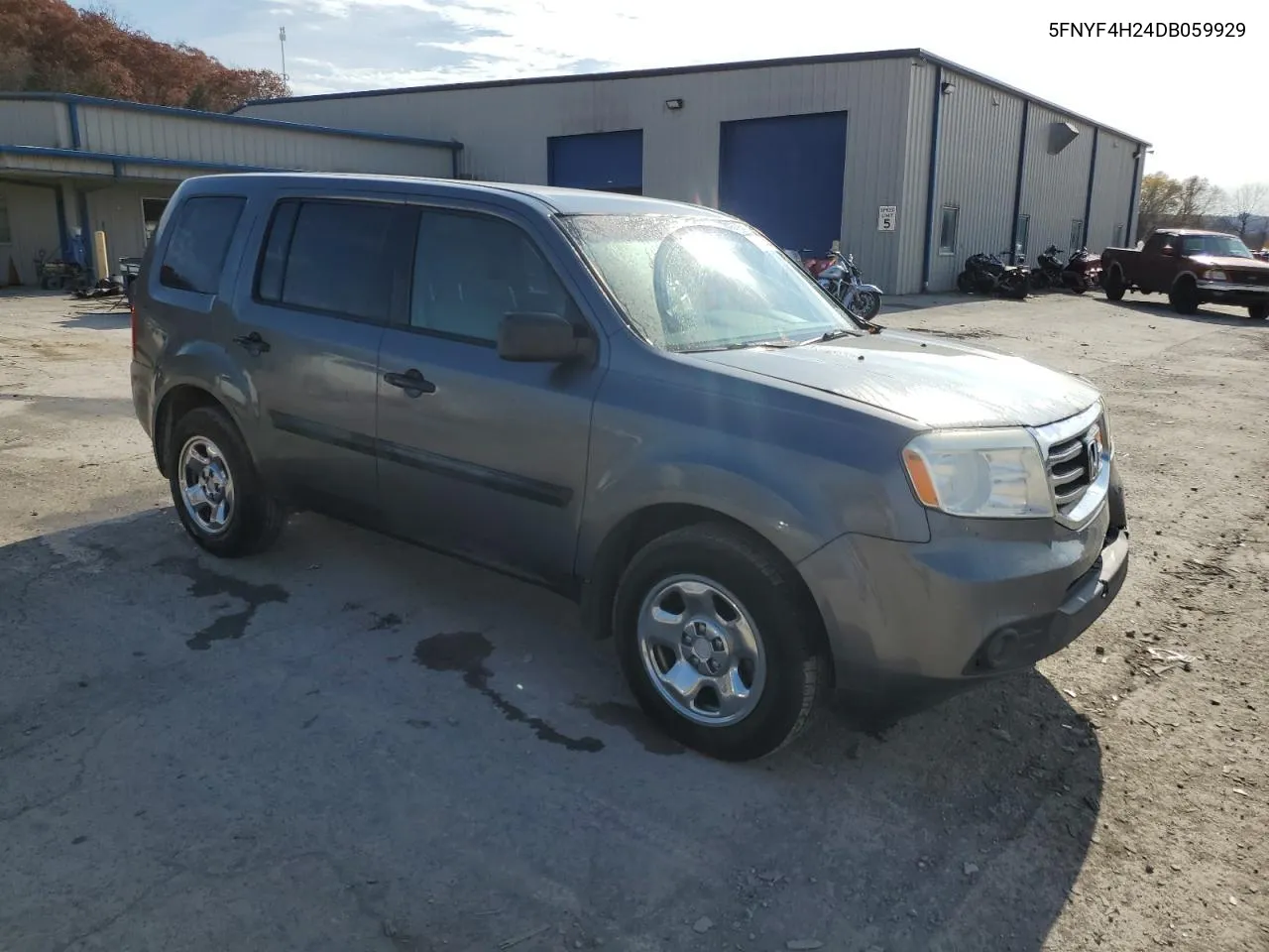 2013 Honda Pilot Lx VIN: 5FNYF4H24DB059929 Lot: 79130414