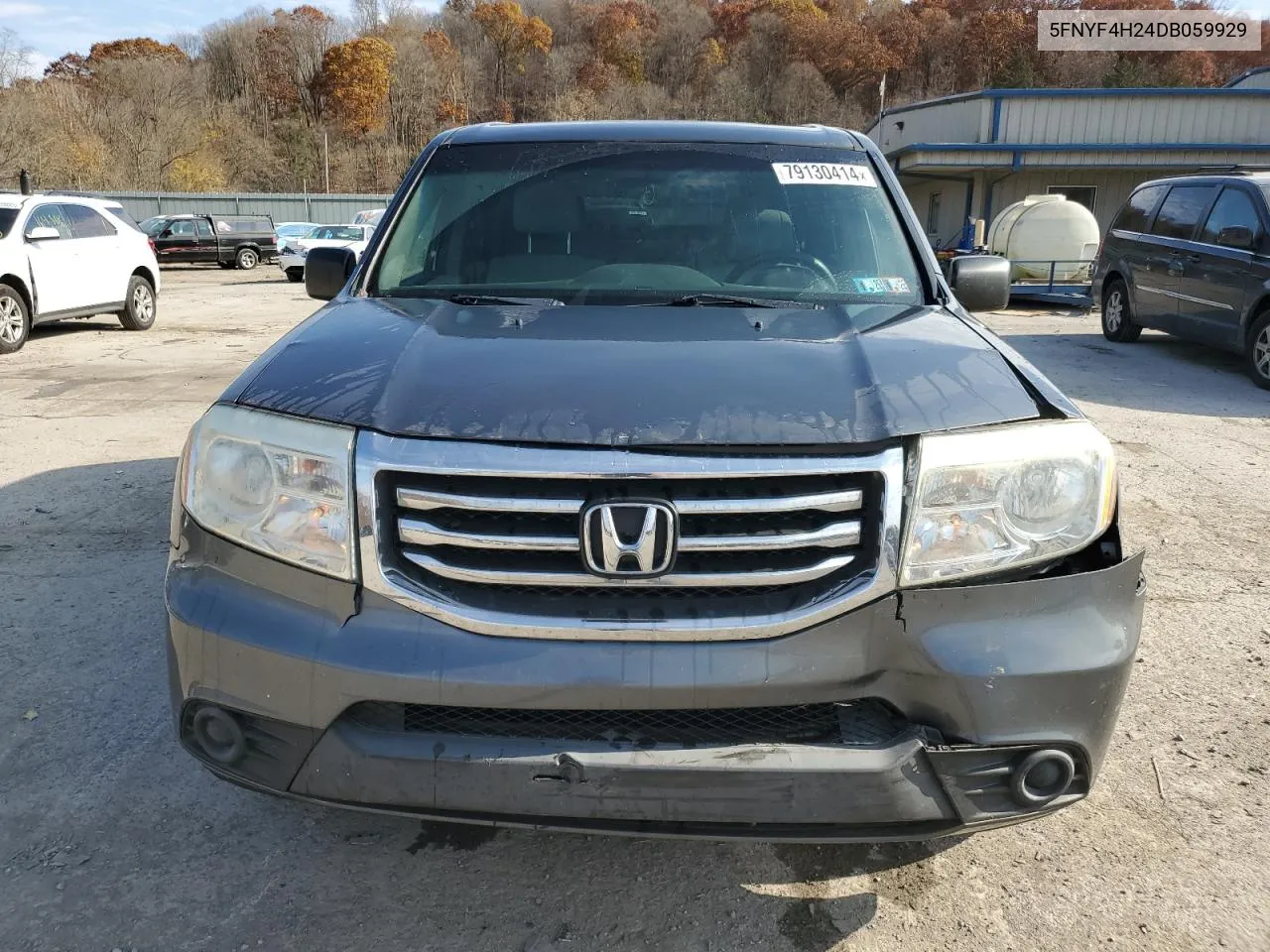 2013 Honda Pilot Lx VIN: 5FNYF4H24DB059929 Lot: 79130414