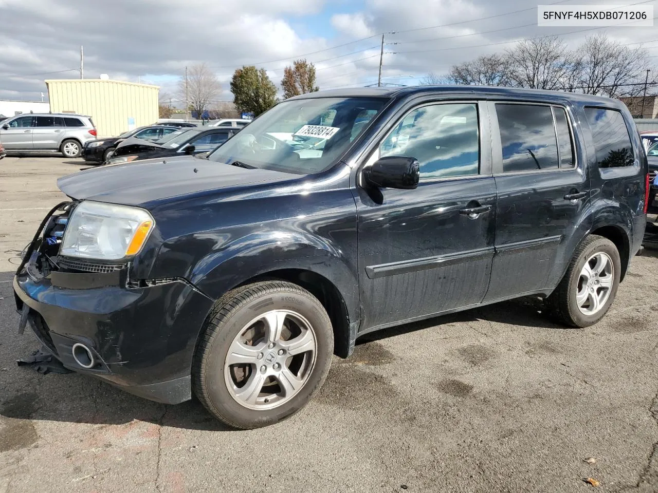 2013 Honda Pilot Exl VIN: 5FNYF4H5XDB071206 Lot: 79328814