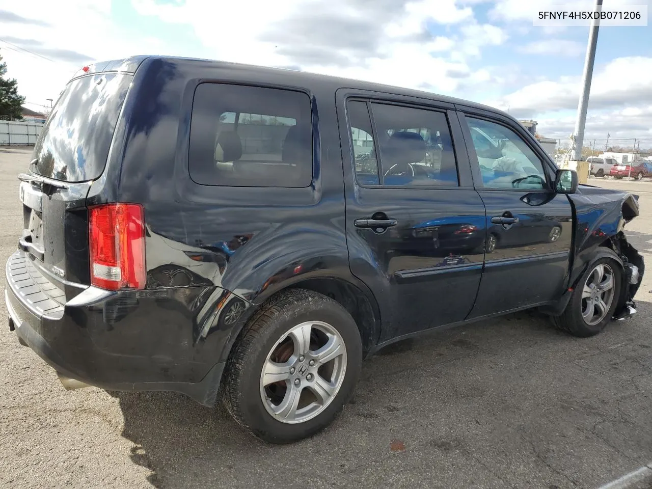 2013 Honda Pilot Exl VIN: 5FNYF4H5XDB071206 Lot: 79328814