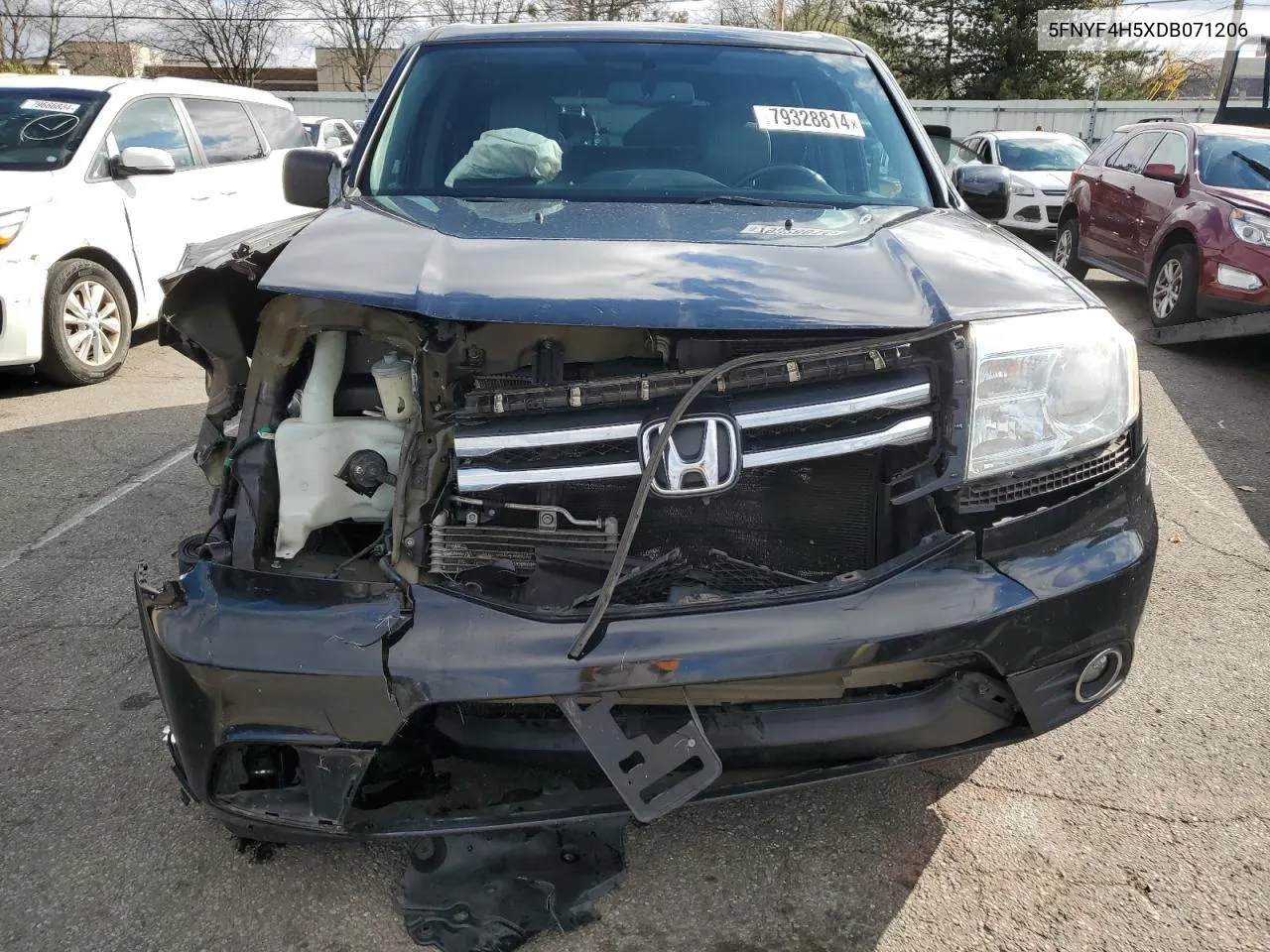 2013 Honda Pilot Exl VIN: 5FNYF4H5XDB071206 Lot: 79328814