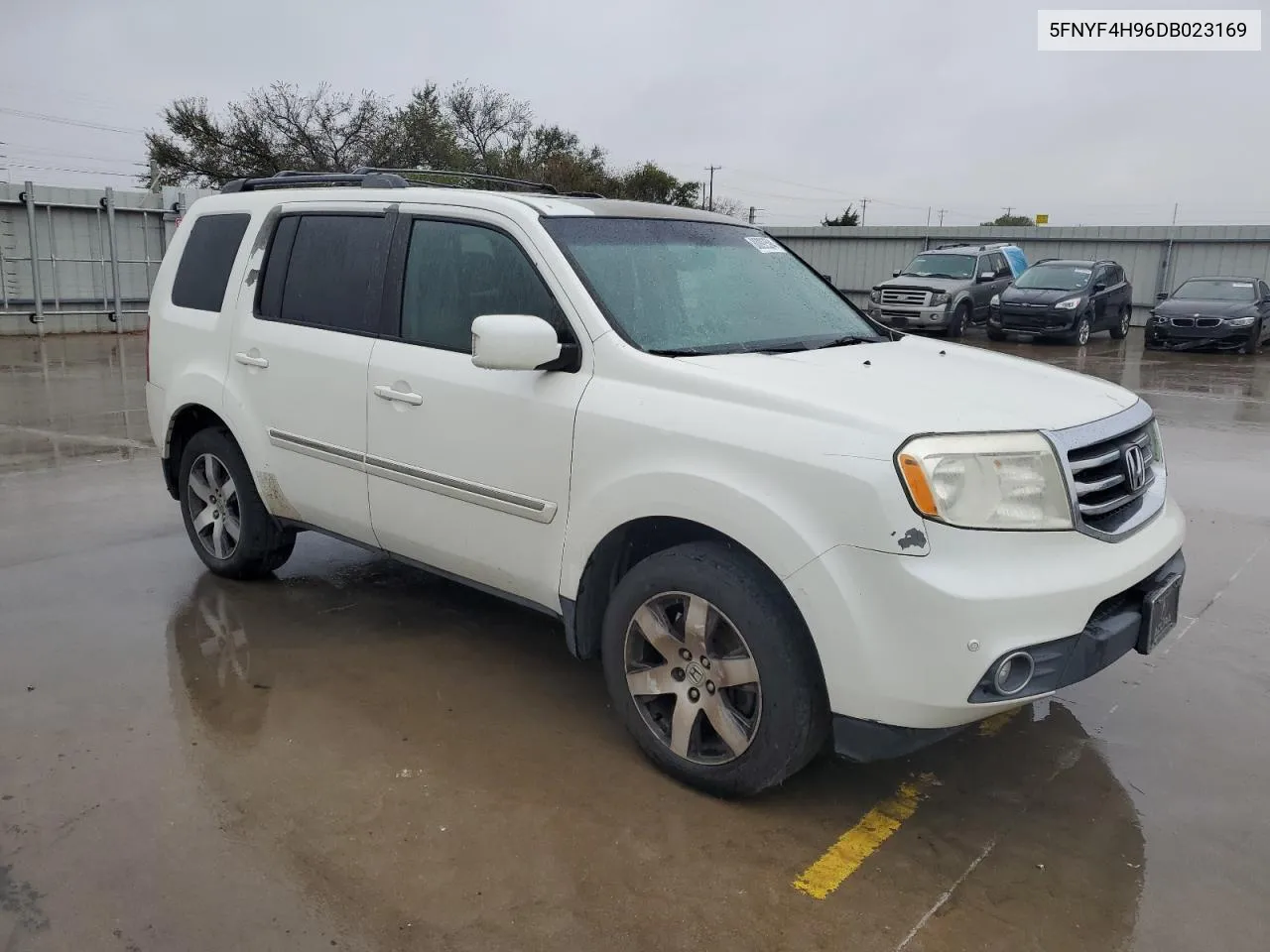 2013 Honda Pilot Touring VIN: 5FNYF4H96DB023169 Lot: 80092594