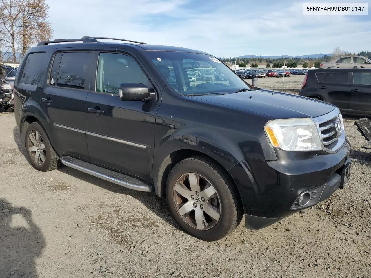 2013 Honda Pilot Touring VIN: 5FNYF4H99DB019147 Lot: 80142884