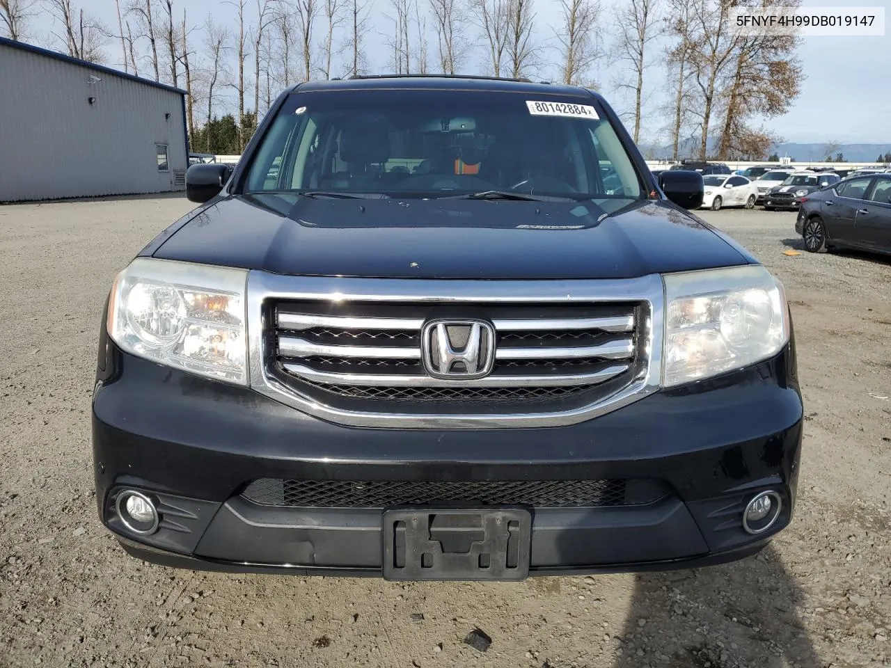 2013 Honda Pilot Touring VIN: 5FNYF4H99DB019147 Lot: 80142884