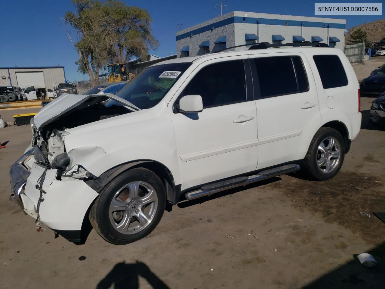 2013 Honda Pilot Exl VIN: 5FNYF4H51DB007586 Lot: 80525984