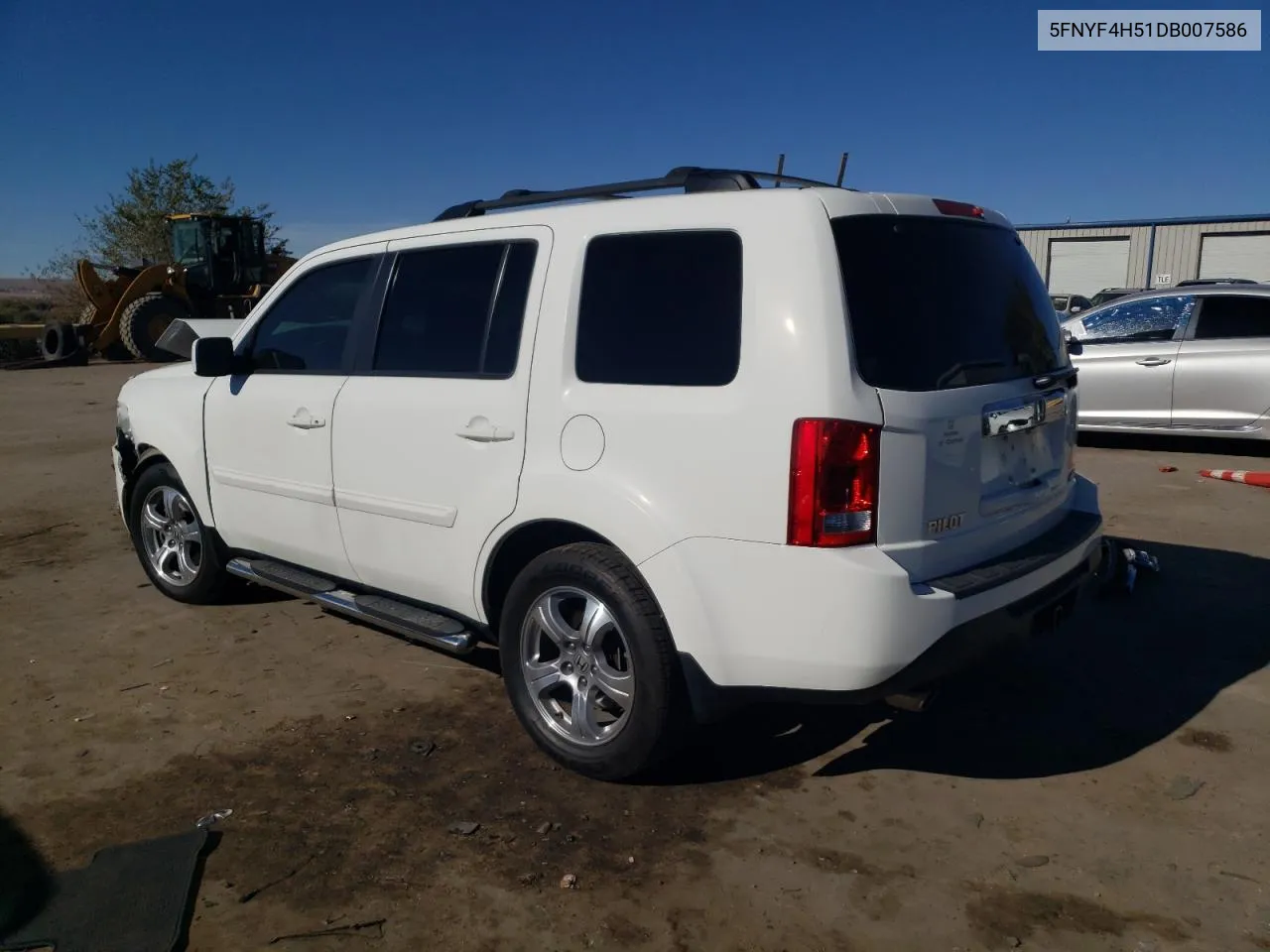 2013 Honda Pilot Exl VIN: 5FNYF4H51DB007586 Lot: 80525984