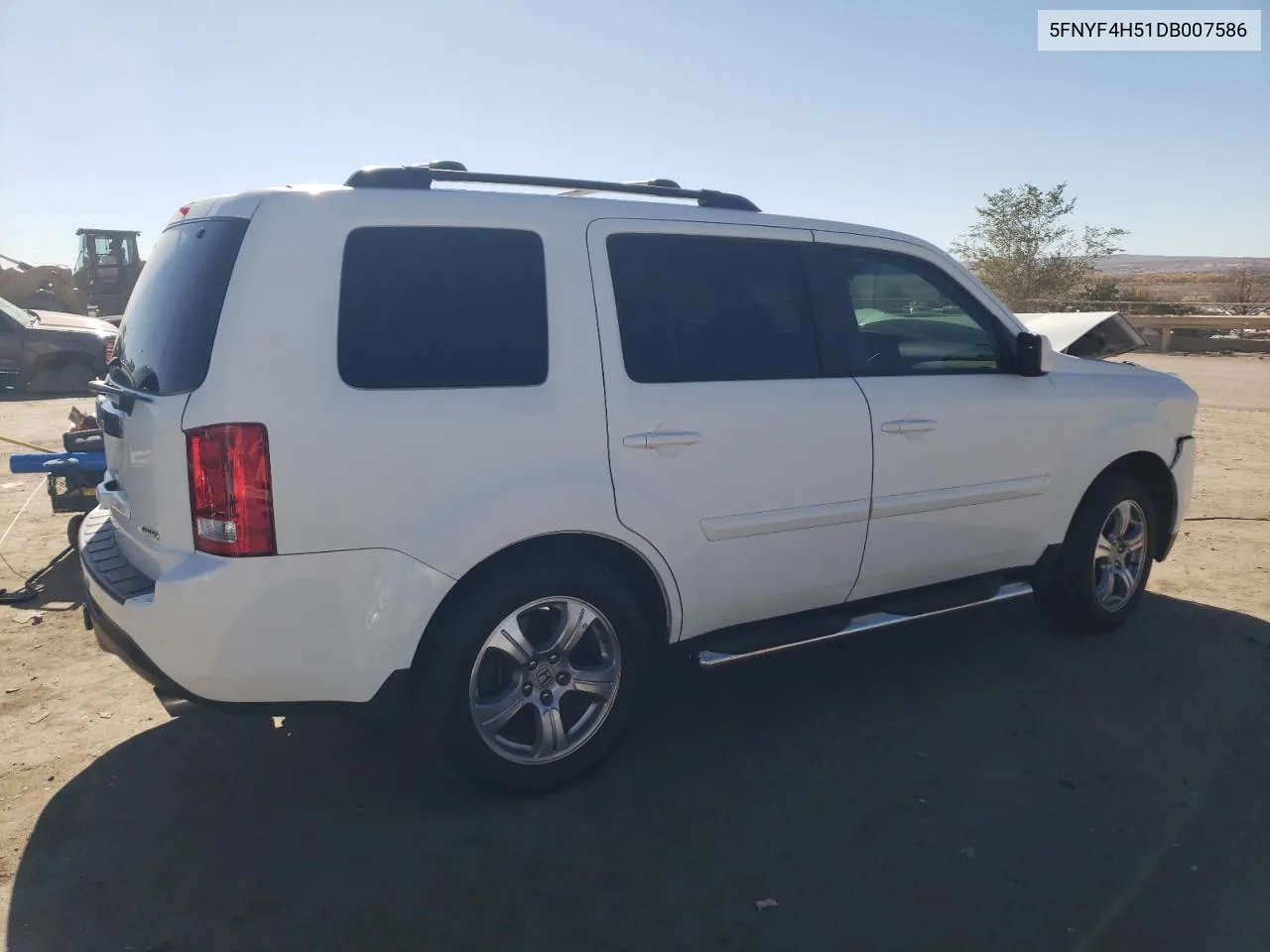 2013 Honda Pilot Exl VIN: 5FNYF4H51DB007586 Lot: 80525984